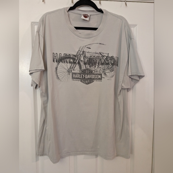 Men's HARLEY DAVIDSON West Indies Barbados Short Sleeve Tee - Picture 1 of 8